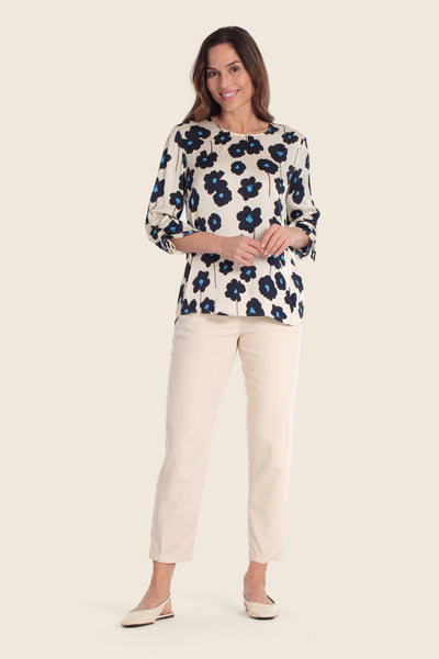 Round-Neck Blouse