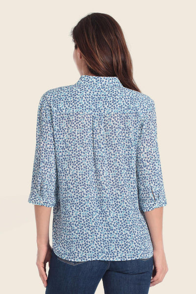 Blouse with Small Heart Print