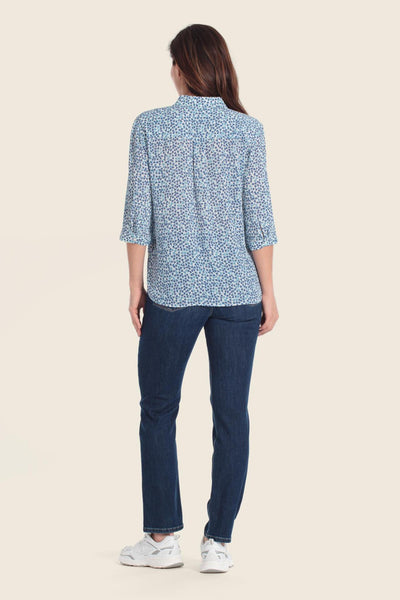 Blouse with Small Heart Print
