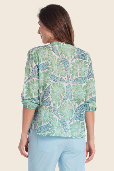Fine Cotton Printed Blouse