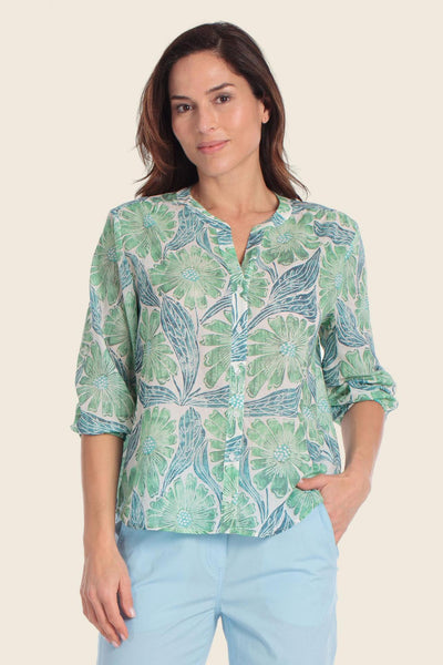 Fine Cotton Printed Blouse
