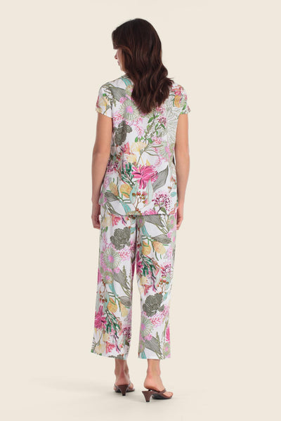 Printed Short-Sleeve Top