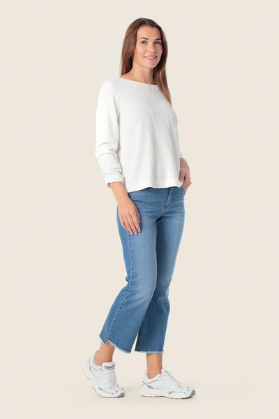 Textured 3/4 Sleeve Top