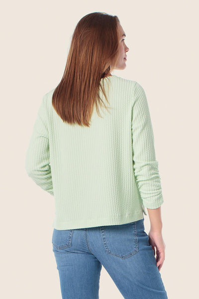 Textured 3/4 Sleeve Top