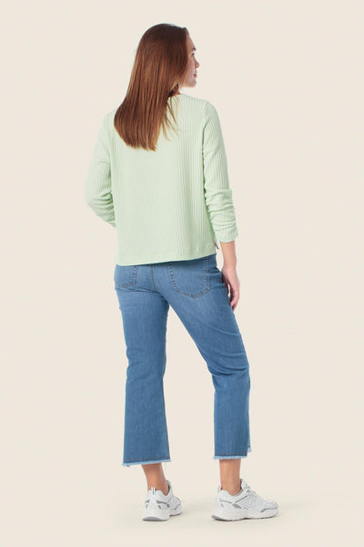 Textured 3/4 Sleeve Top