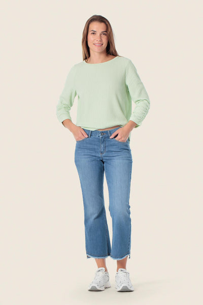 Textured 3/4 Sleeve Top