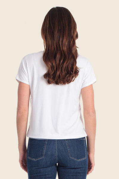 T-Shirt with Butterfly Print