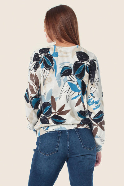 Ribbed Knit with Print