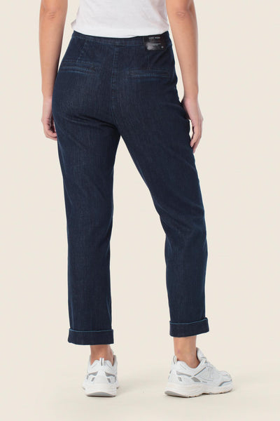 7/8th Dark Denims with Cuff