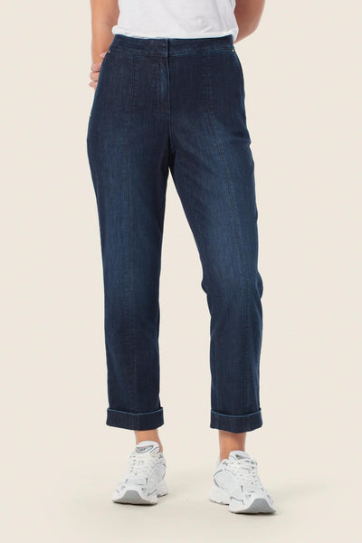 7/8th Dark Denims with Cuff