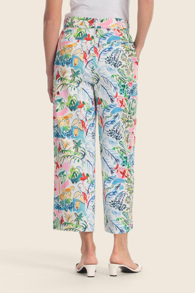 Cotton Print Pants