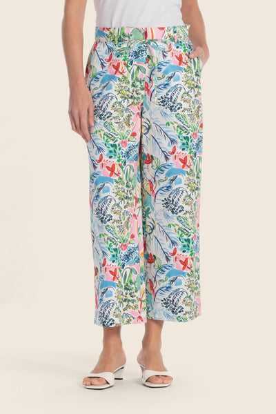 Cotton Print Pants