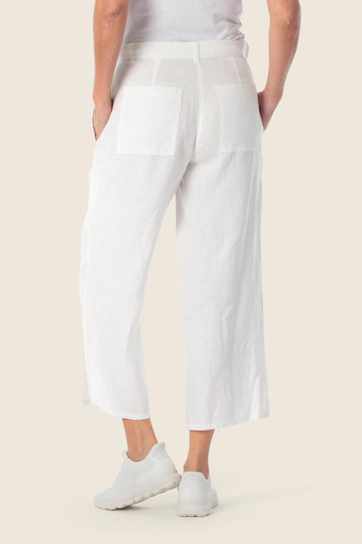 Cropped Linen Pants