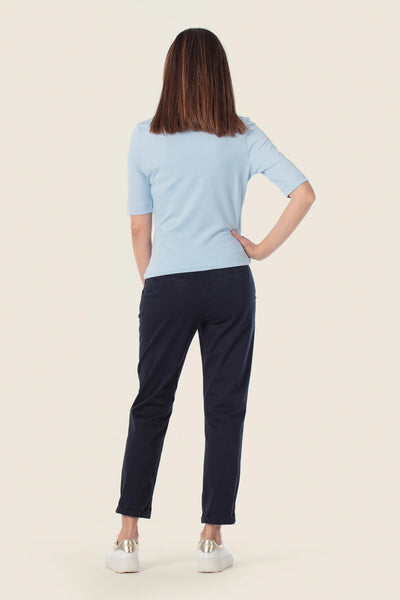 Cotton Pants with Stretch