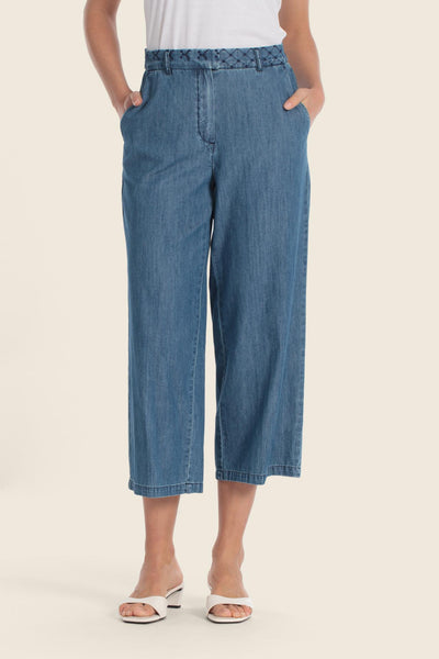 Cropped Wide Jeans