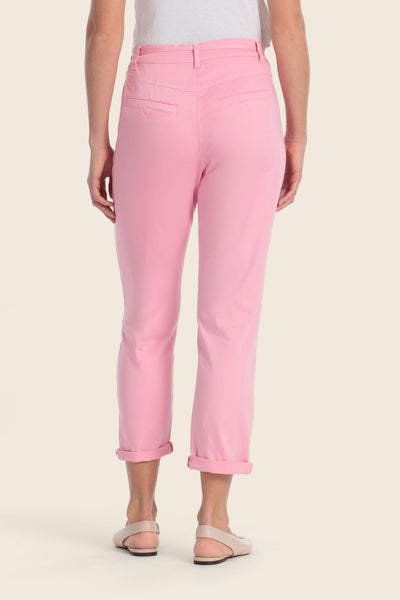 Cropped Pants with Waist-Tie