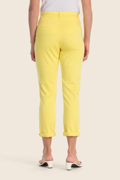 Cropped Pants with Waist-Tie