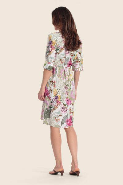 Printed Linen Dress