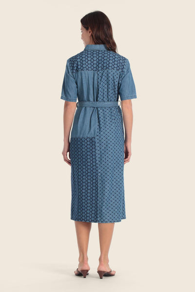Shirtmaker-Style Denim Dress