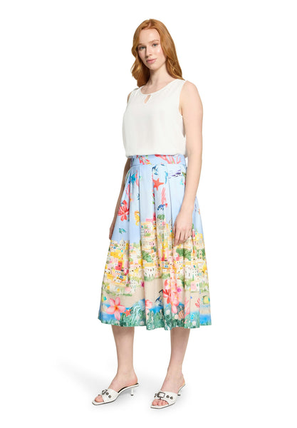 VERA MONT Full Skirt with Print