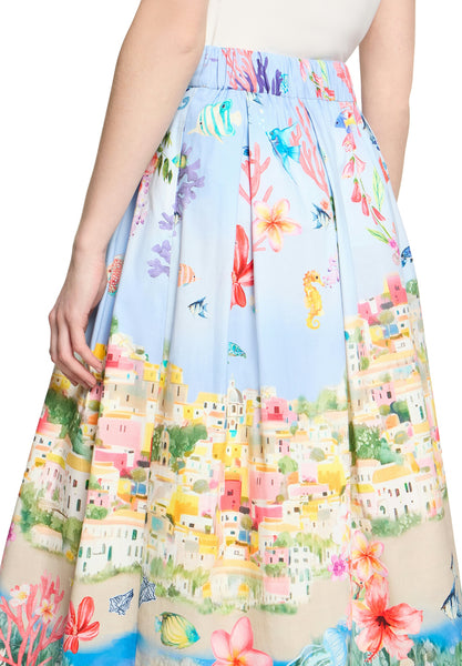 VERA MONT Full Skirt with Print