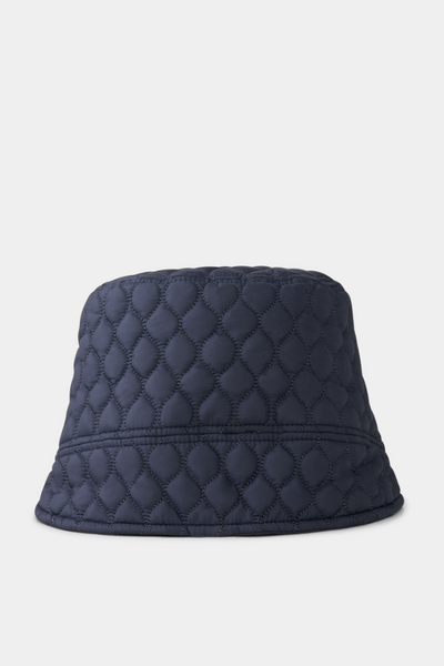 Amoux Navy Quilted Hat