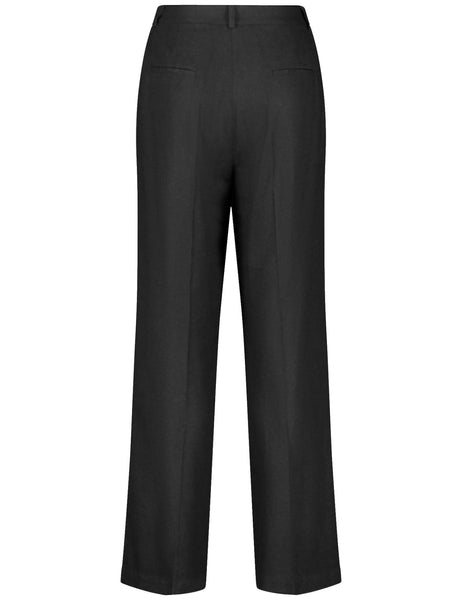 Linen-Blend Pants