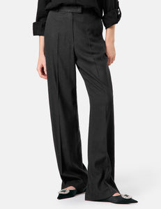 Linen-Blend Pants