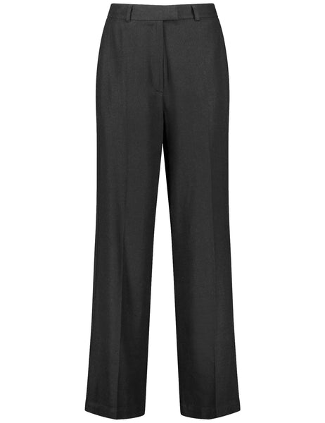 Linen-Blend Pants
