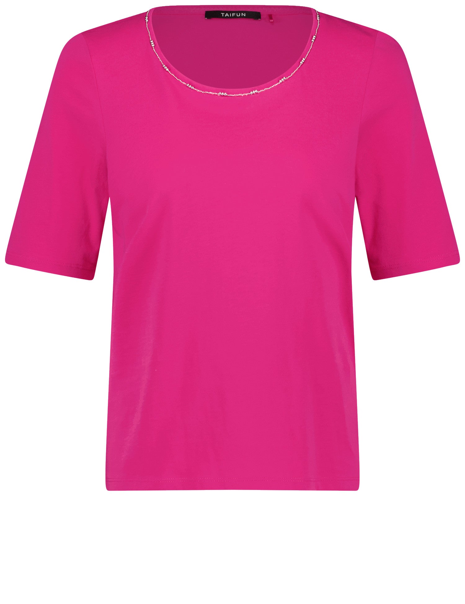 Cotton T-Shirt with Trim