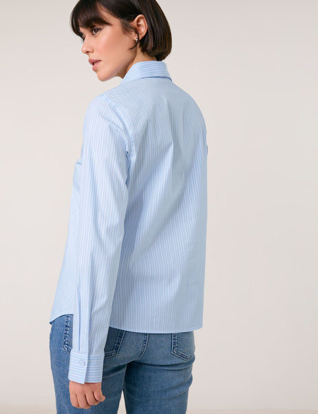 Striped Shirt with Beads