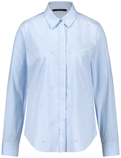 Striped Shirt with Beads