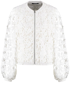 Lace Bomber Jacket
