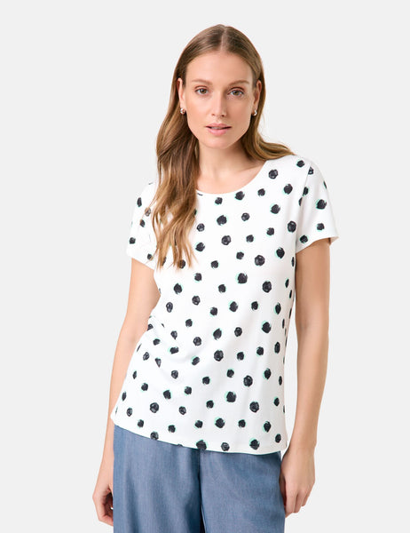 T-Shirt with Polkadots