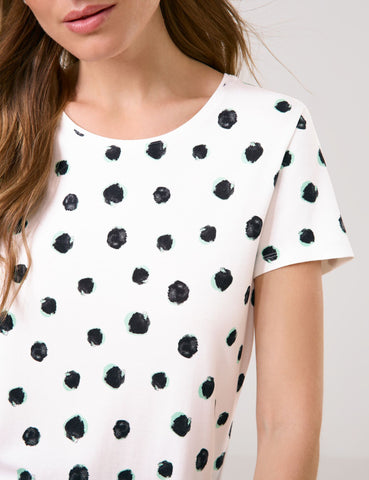 T-Shirt with Polkadots