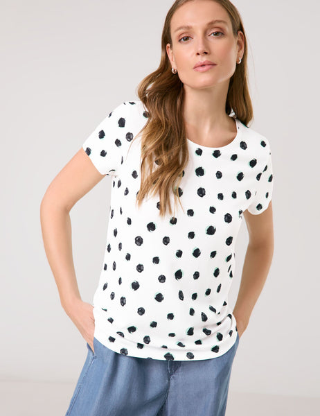 T-Shirt with Polkadots