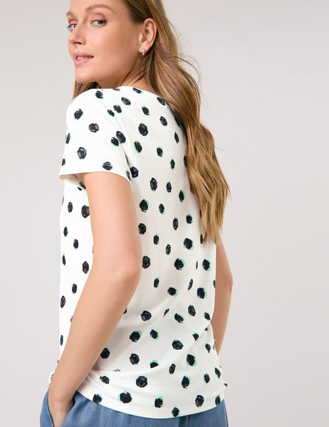 T-Shirt with Polkadots