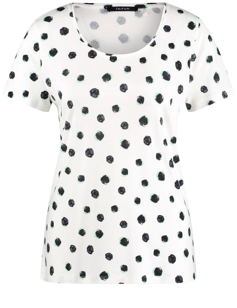 T-Shirt with Polkadots