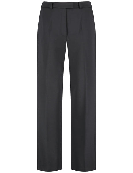 Wide-Leg Pants in Black