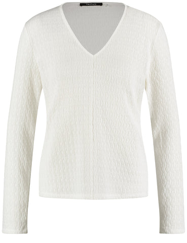V-Neck Long-Sleeve Top