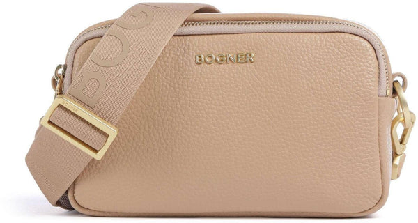 Wallis Avy Leather Crossbody Bag in Camel & Black