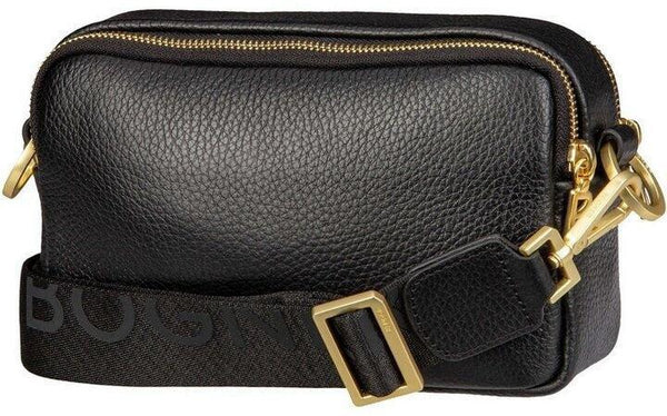 Wallis Avy Leather Crossbody Bag in Camel & Black