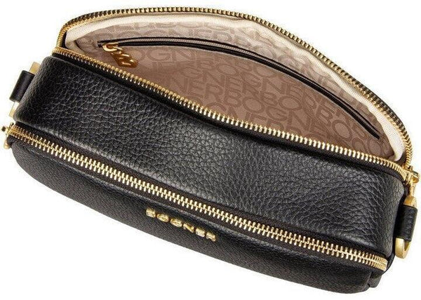 Wallis Avy Leather Crossbody Bag in Camel & Black