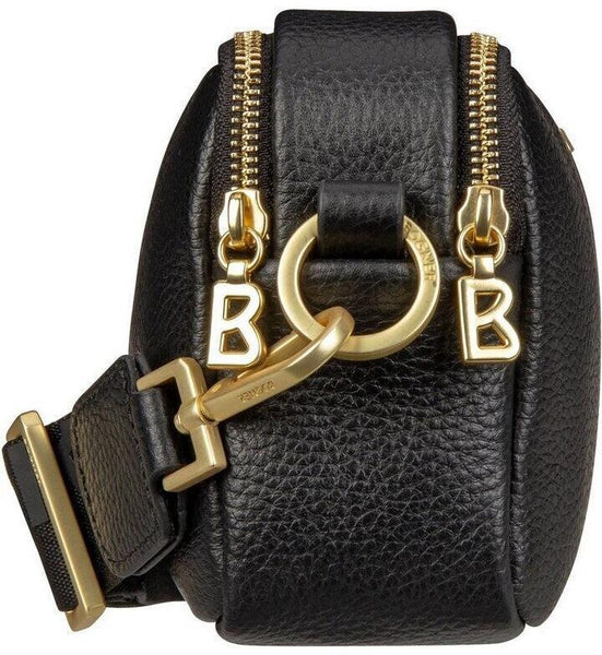 Wallis Avy Leather Crossbody Bag in Camel & Black