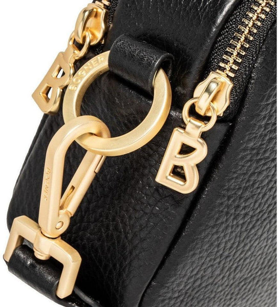 Wallis Avy Leather Crossbody Bag in Camel & Black